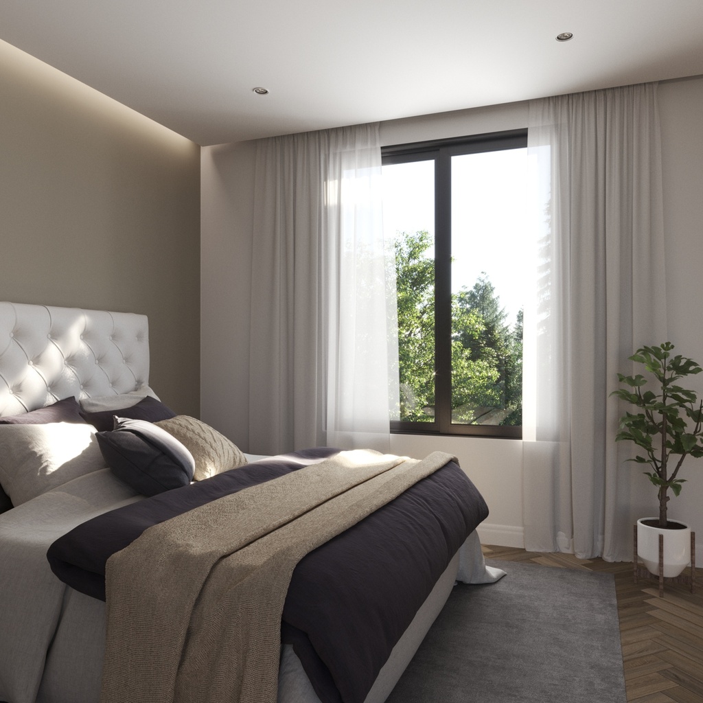 Cortina tradicional de tela﻿